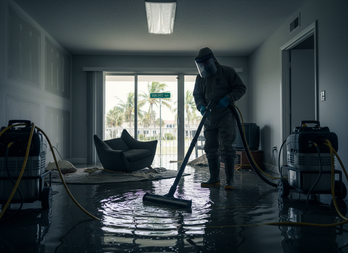 Emergency water removal in Surfside